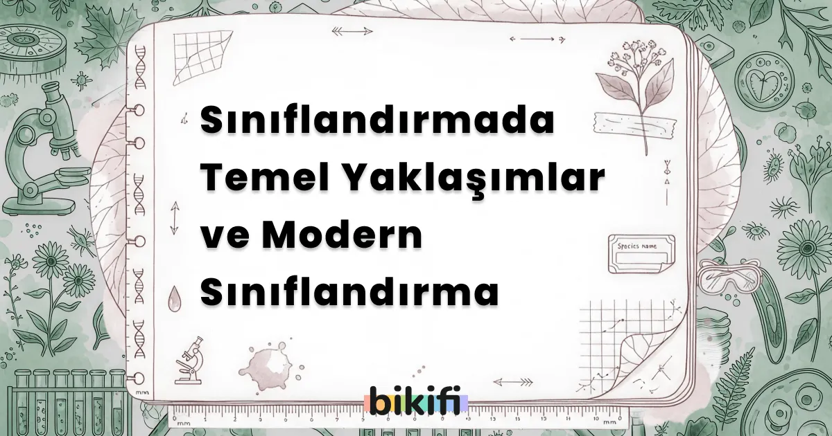 Sınıflandırmada Temel Yaklaşımlar ve Modern Sınıflandırma