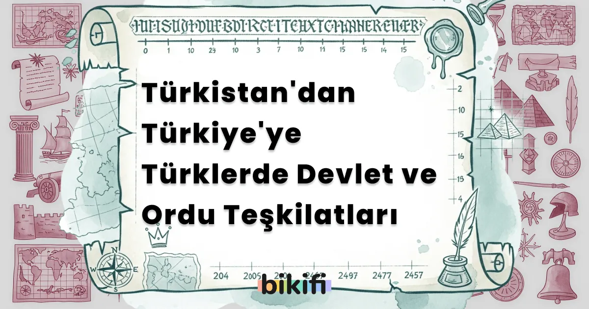 Türkistan’dan Türkiye’ye Türklerde Devlet ve Ordu Teşkilatları