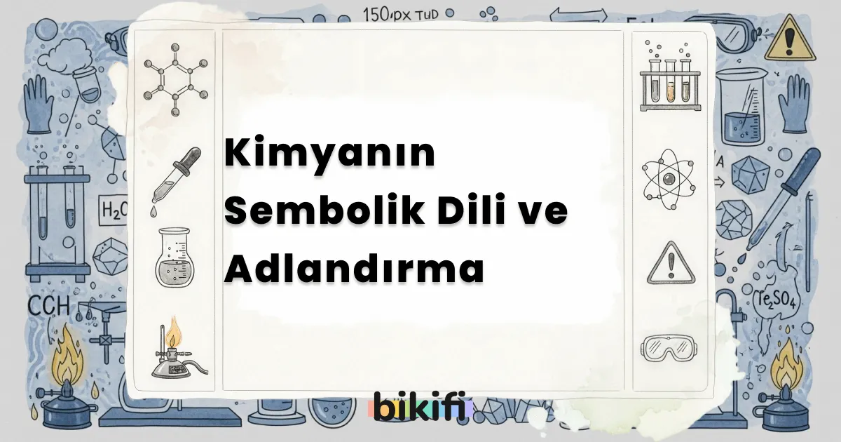 Kimyanın Sembolik Dili ve Adlandırma