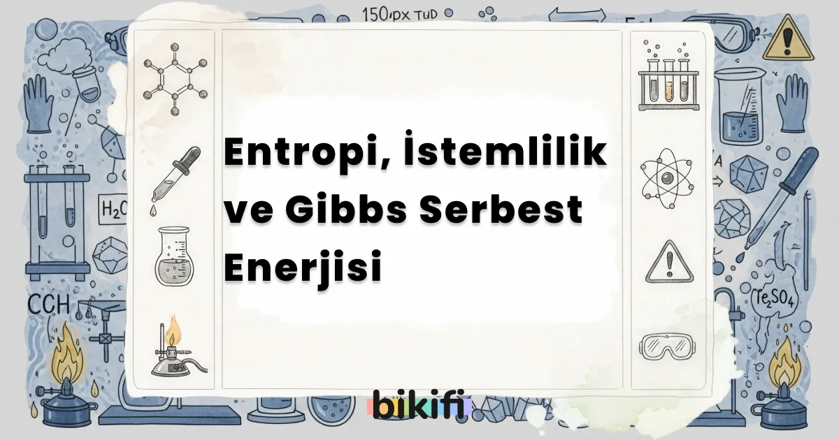 Entropi, İstemlilik ve Gibbs Serbest Enerjisi