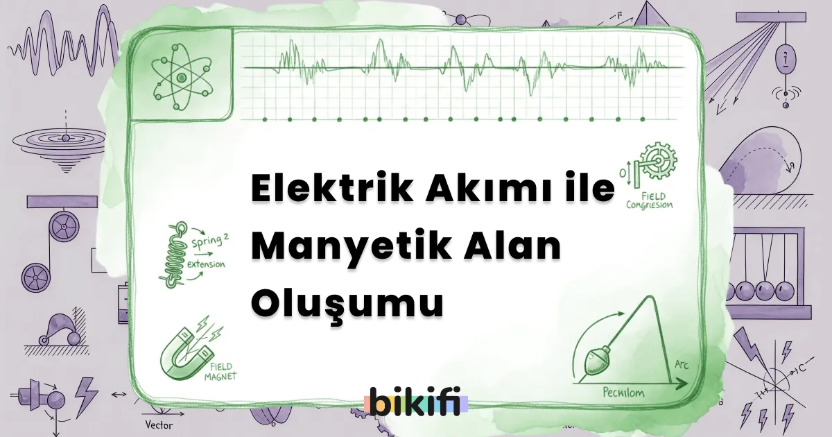 Elektrik Akımı ile Manyetik Alan Oluşumu