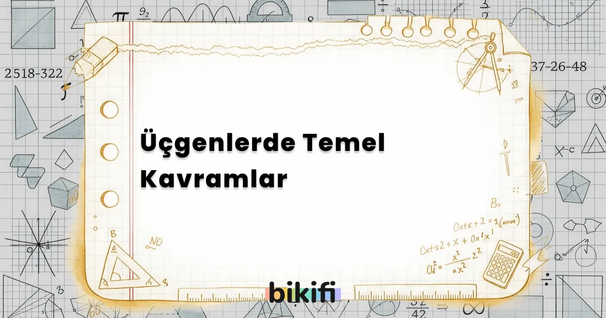 Üçgenlerde Temel Kavramlar