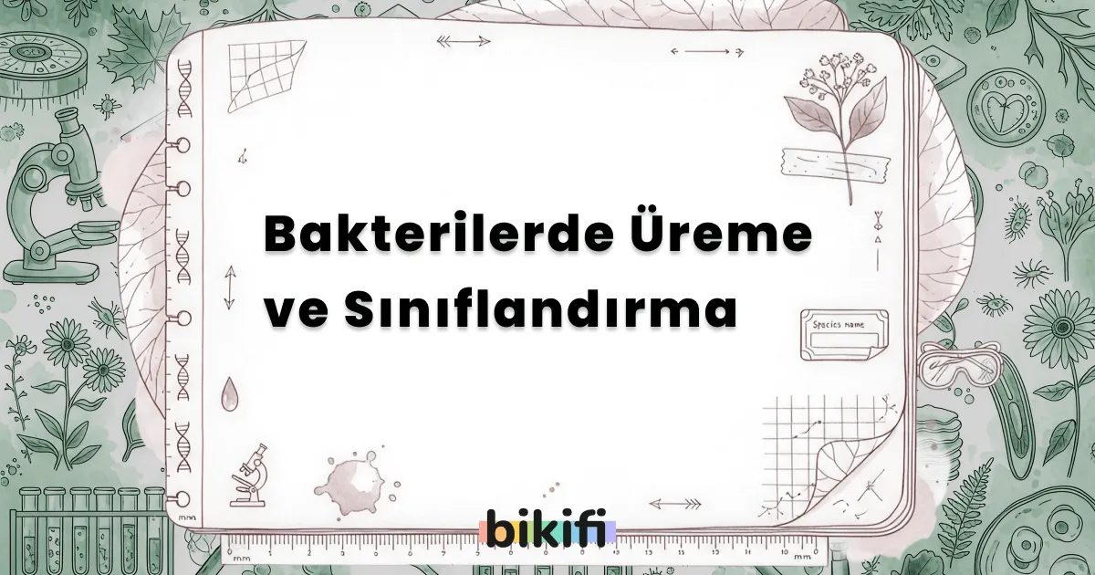 Bakterilerde Üreme ve Sınıflandırma