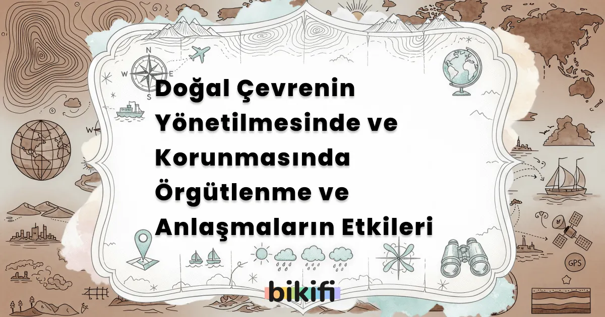 Doğal Çevrenin Yönetilmesinde ve Korunmasında Örgütlenme ve Anlaşmaların Etkileri