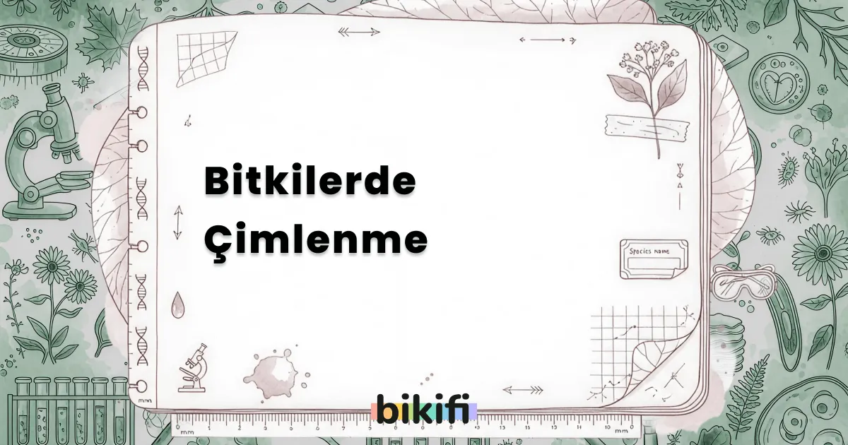 Bitkilerde Çimlenme