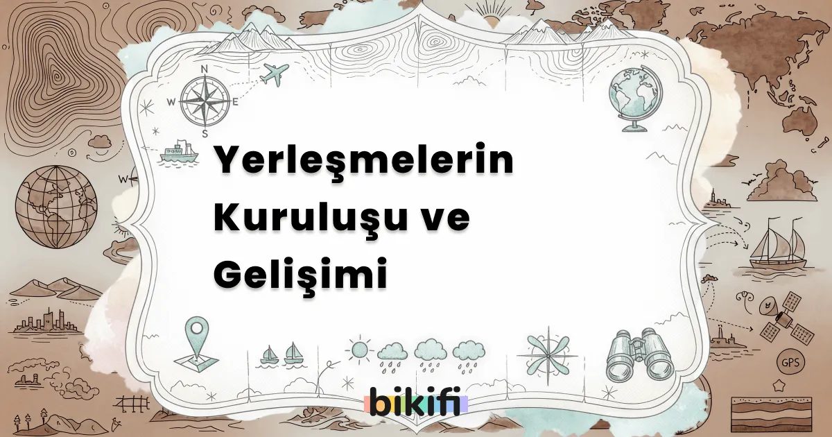 Yerleşmelerin Kuruluşu ve Gelişimi