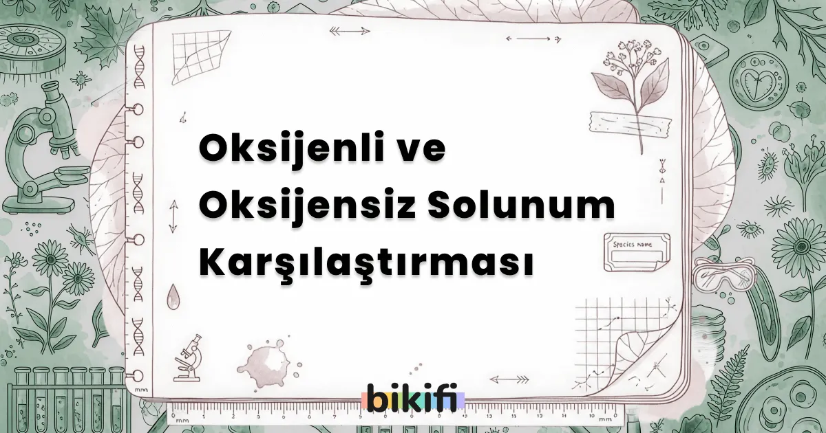 Oksijenli ve Oksijensiz Solunum Karşılaştırması