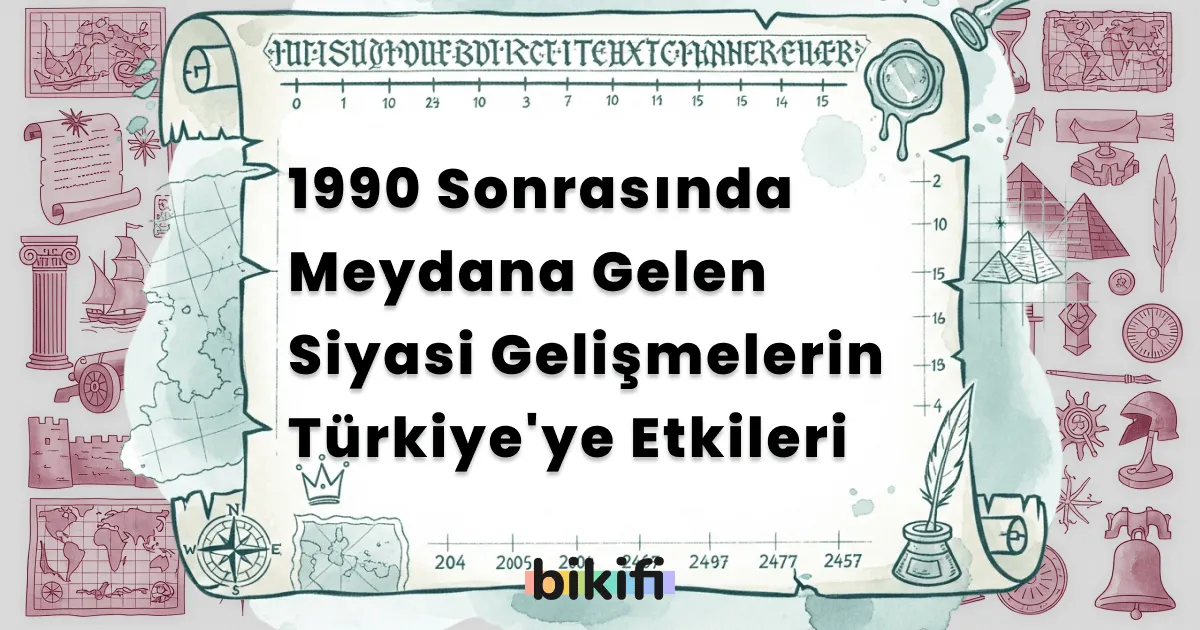 1990 Sonrasında Meydana Gelen Siyasi Gelişmelerin Türkiye’ye Etkileri