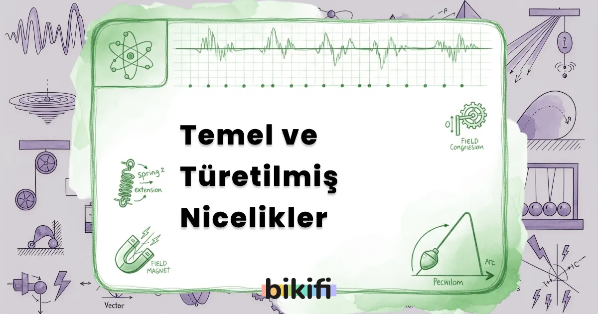 Temel ve Türetilmiş Nicelikler