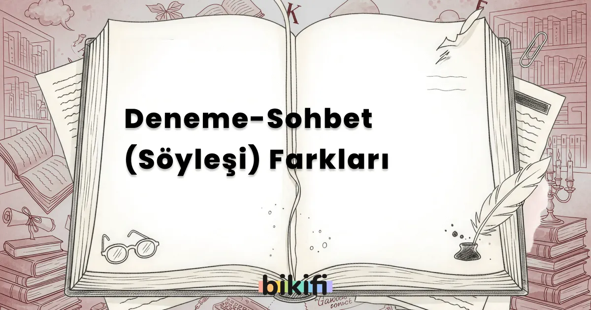Deneme-Sohbet (Söyleşi) Farkları