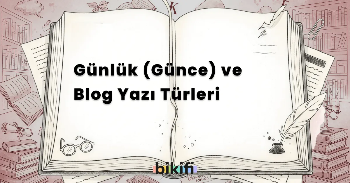 Günlük (Günce) ve Blog Yazı Türleri