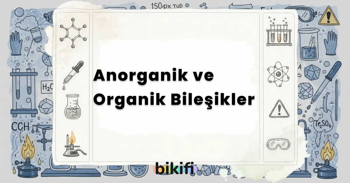 Anorganik ve Organik Bileşikler