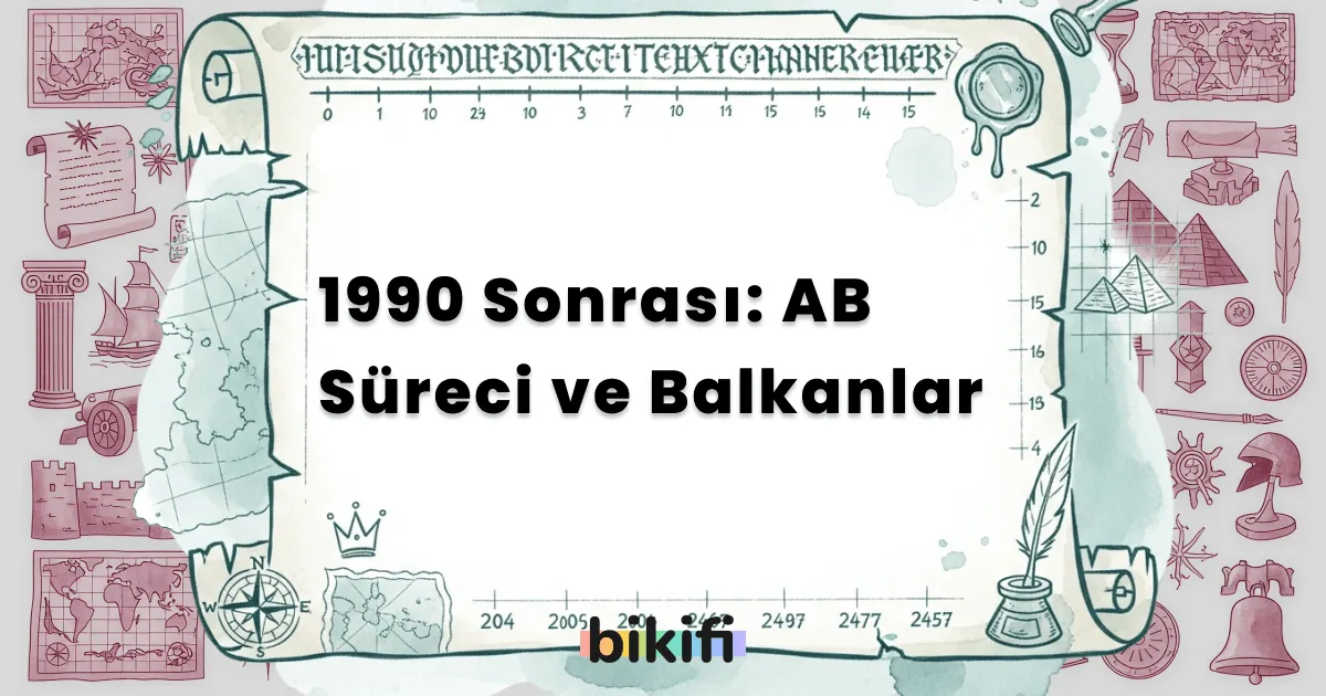 1990 Sonrası: AB Süreci ve Balkanlar