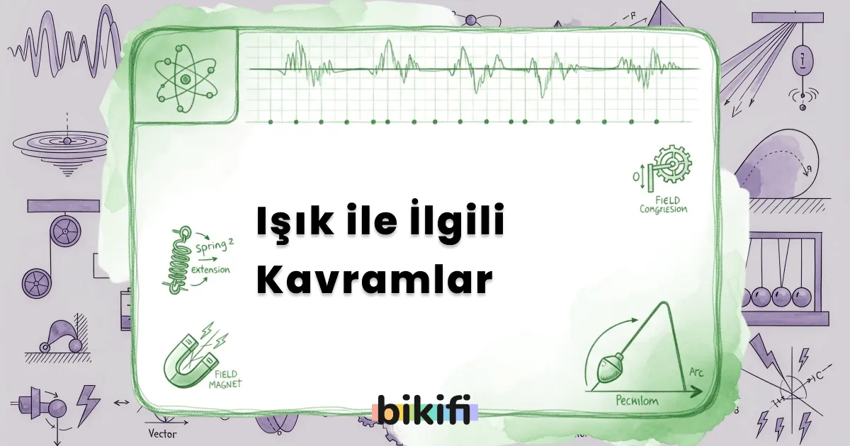 Işık ile İlgili Kavramlar