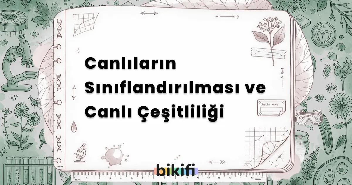 Canlıların Sınıflandırılması ve Canlı Çeşitliliği