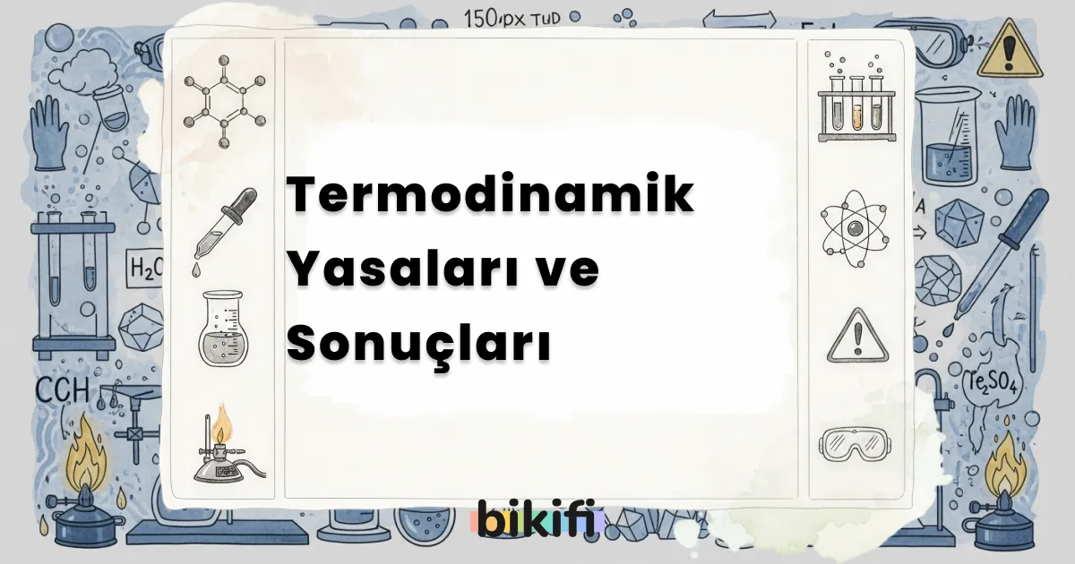 Termodinamik Yasaları ve Sonuçları