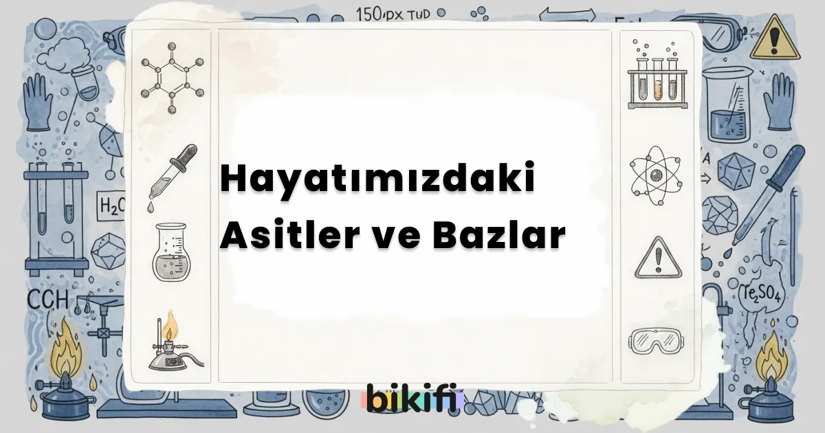 Hayatımızdaki Asitler ve Bazlar