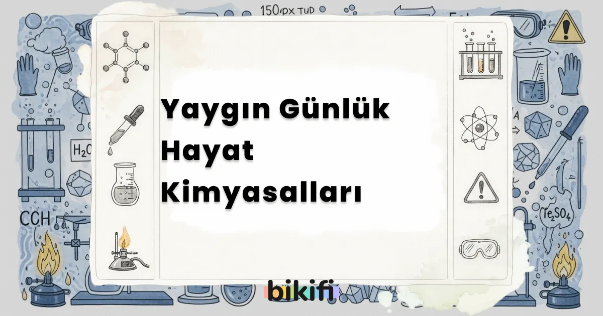 Yaygın Günlük Hayat Kimyasalları
