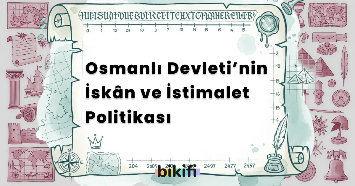Osmanlı Devleti’nin İskân ve İstimalet Politikası