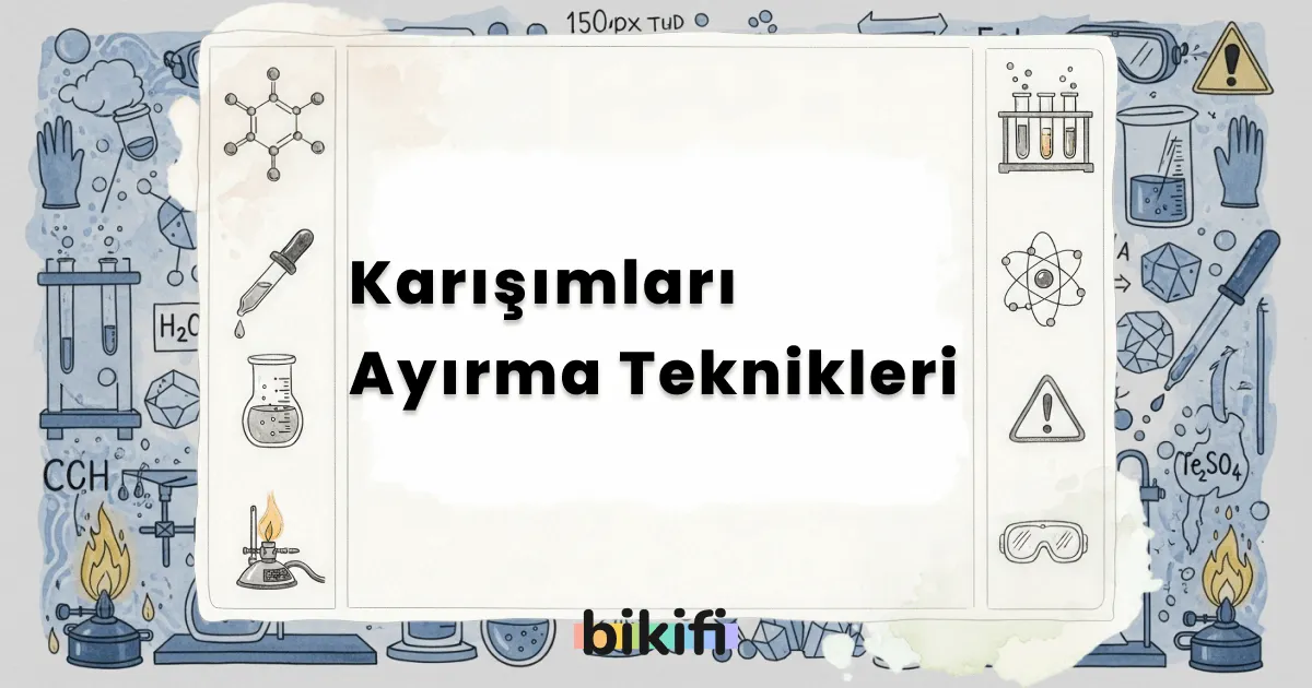 Karışımları Ayırma Teknikleri