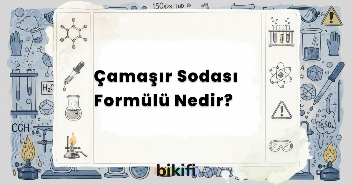 Çamaşır Sodası Formülü Nedir?