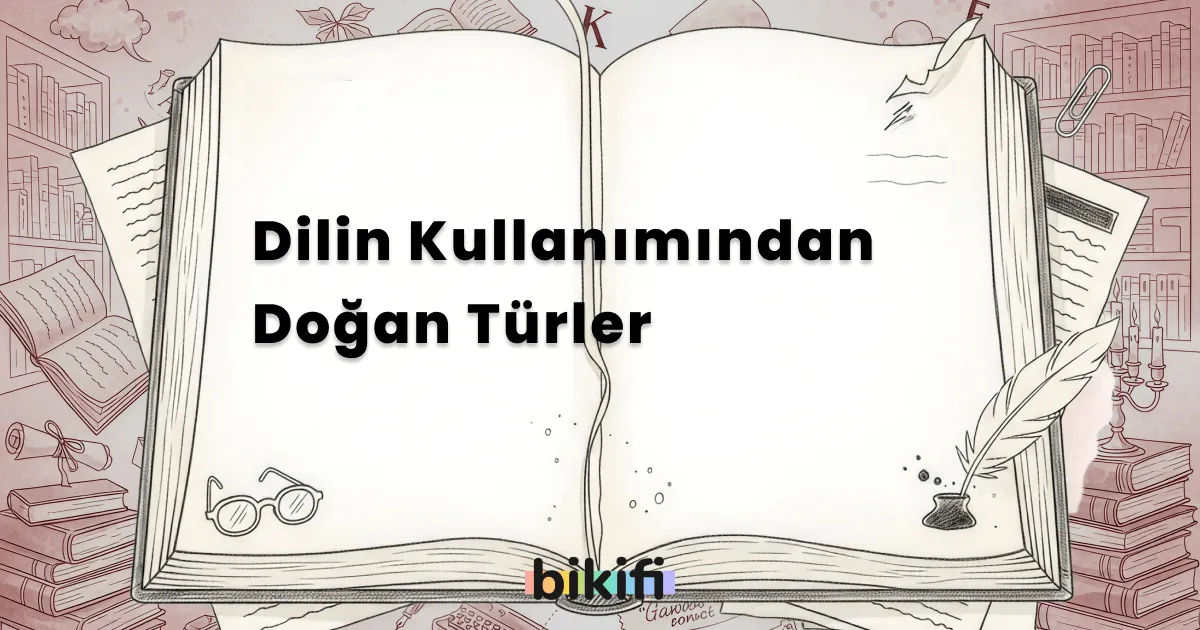 Dilin Kullanımından Doğan Türler