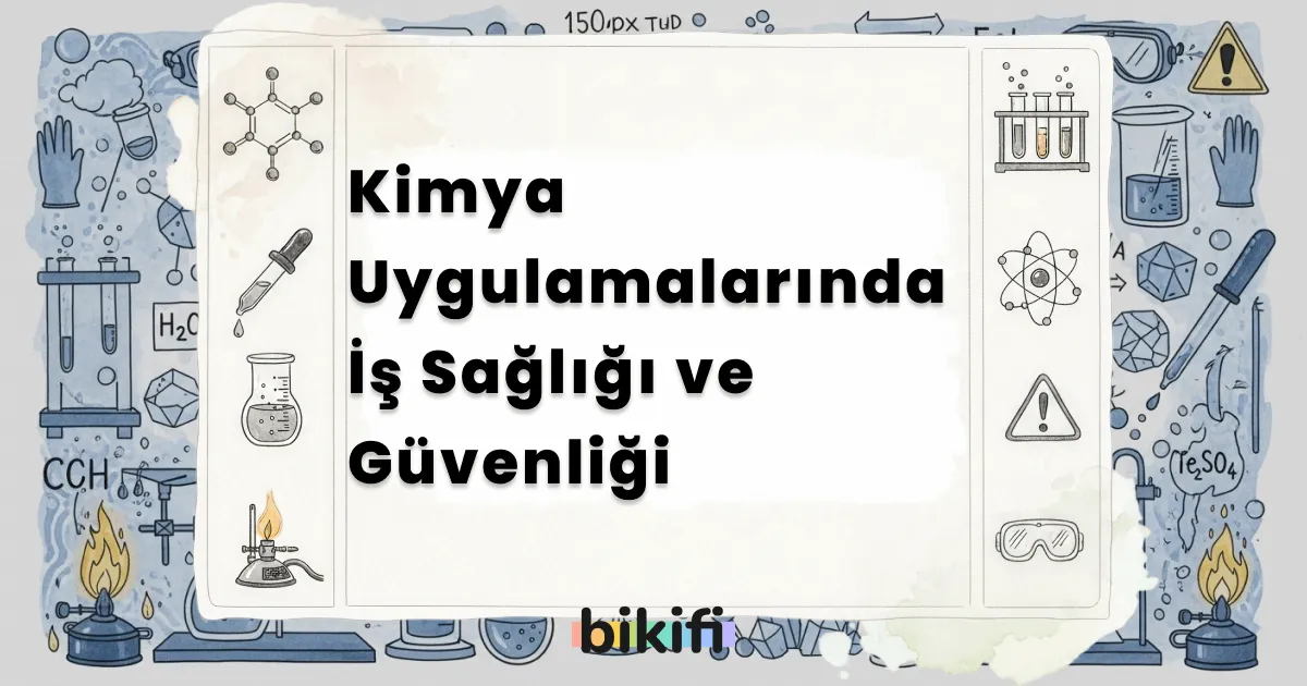 Kimya Uygulamalarında İş Sağlığı ve Güvenliği
