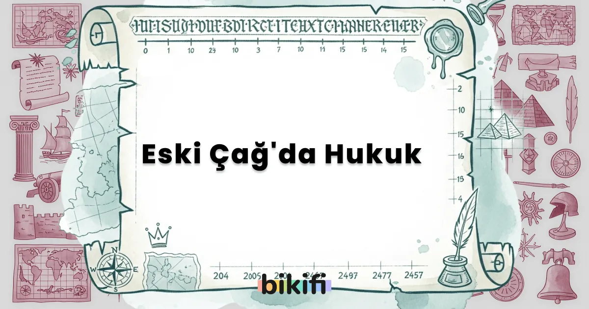 Eski Çağ’da Hukuk
