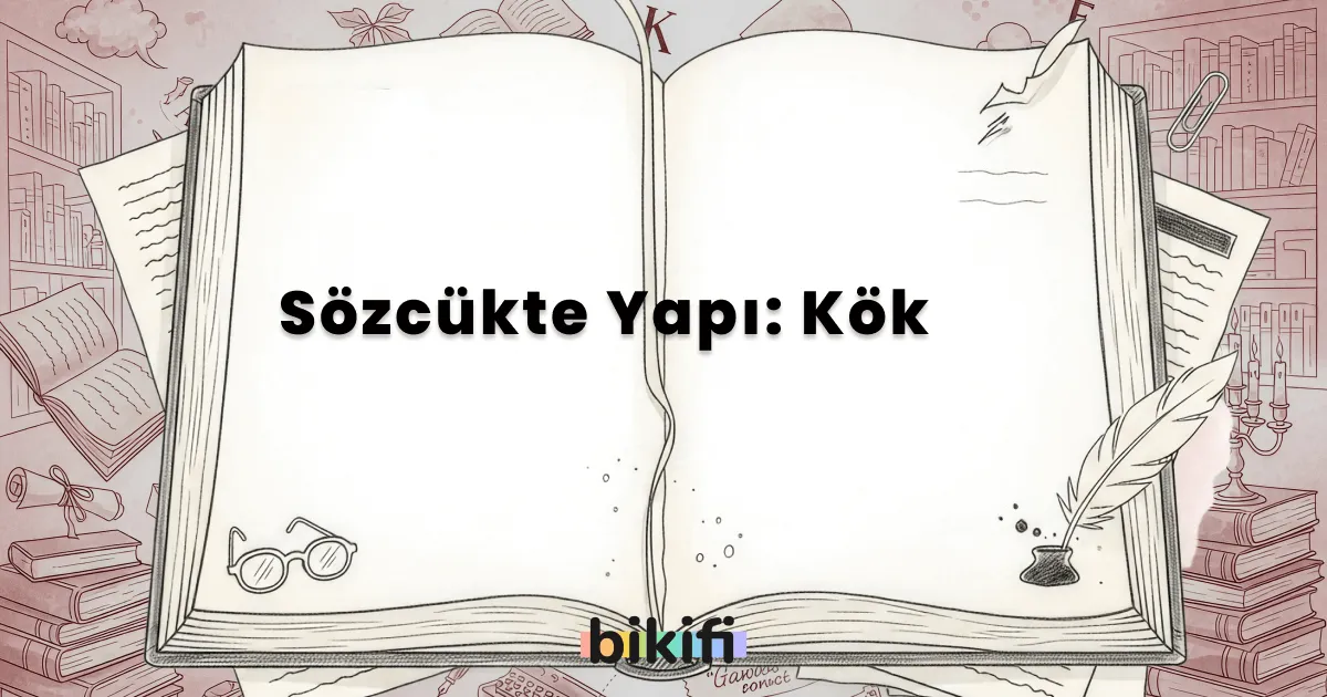 Sözcükte Yapı: Kök