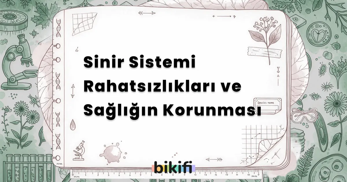 Sinir Sistemi Rahatsızlıkları ve Sağlığın Korunması