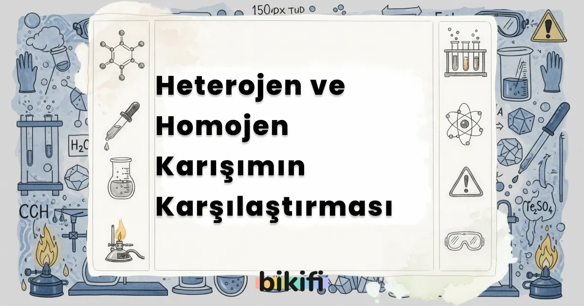 Heterojen ve Homojen Karışımın Karşılaştırması