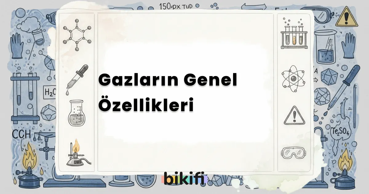 Gazların Genel Özellikleri