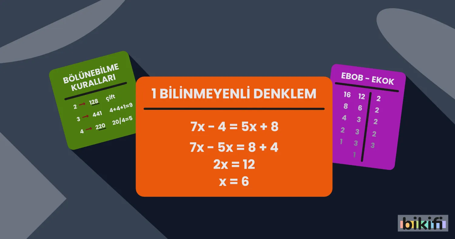 9. Sınıf Denklemler ve Eşitsizlikler