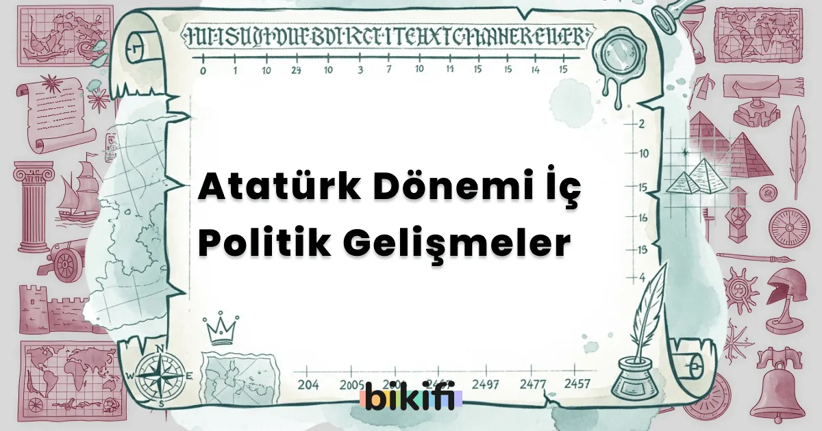 Atatürk Dönemi �İç Politik Gelişmeler