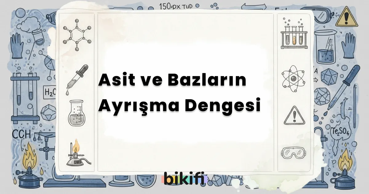 Asit ve Bazların Ayrışma Dengesi