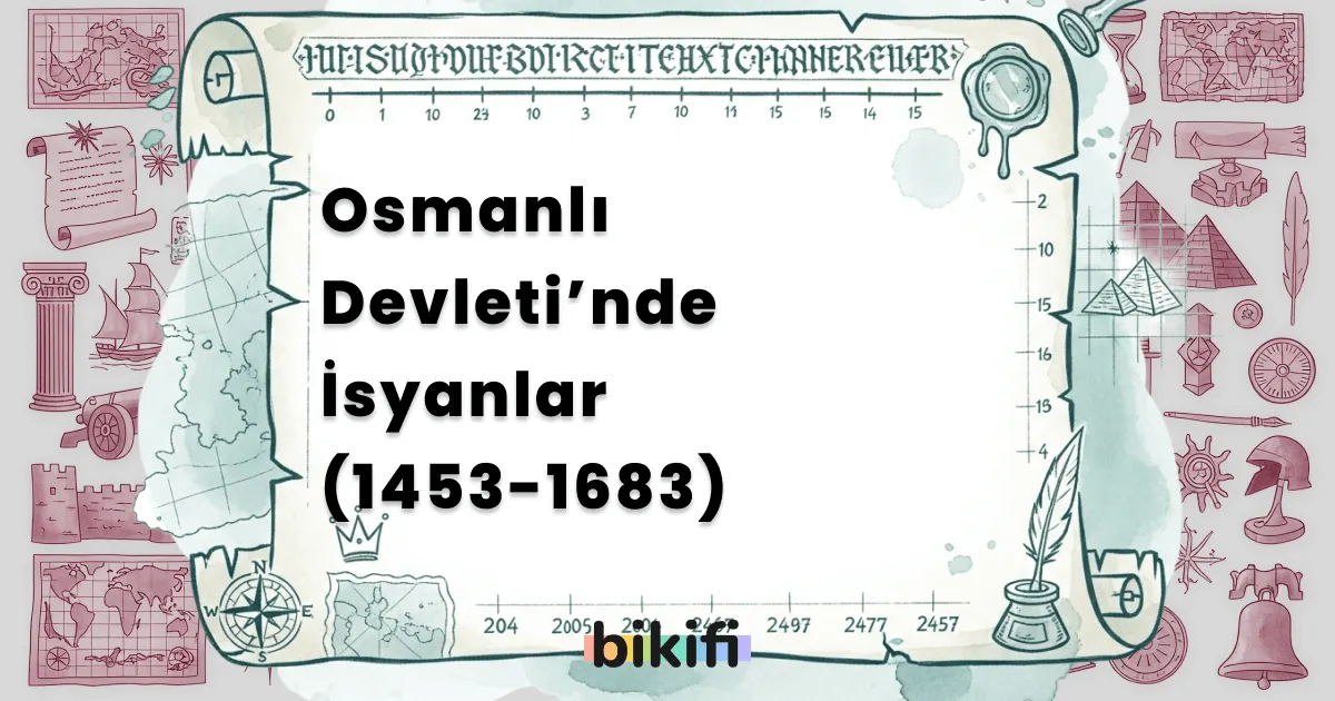 Osmanlı Devleti’nde İsyanlar (1453-1683)