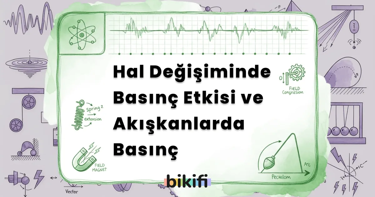 Hal Değişiminde Basınç Etkisi ve Akışkanlarda Basınç