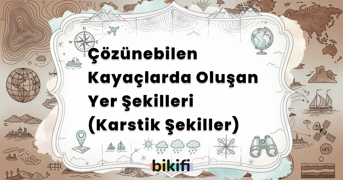 Çözünebilen Kayaçlarda Oluşan Yer Şekilleri (Karstik Şekiller)