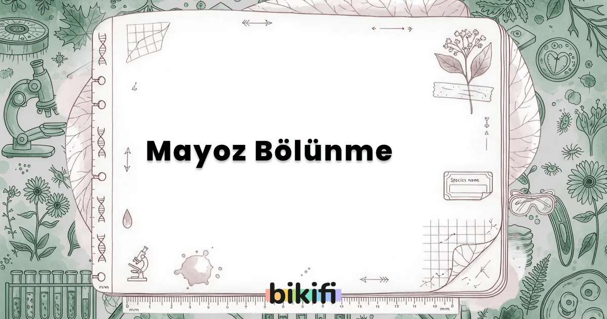 Mayoz Bölünme