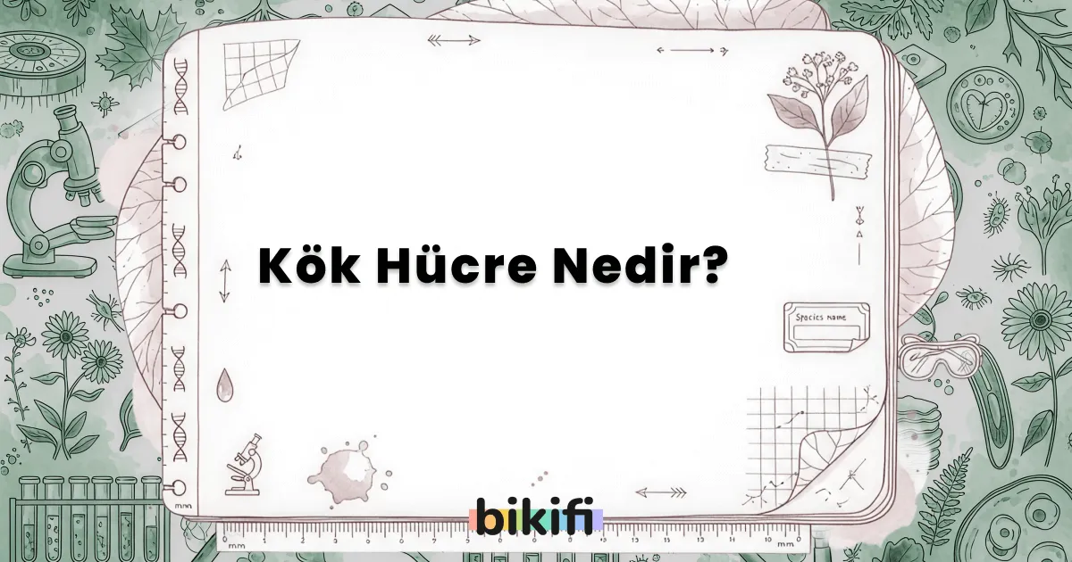 Kök Hücre Nedir?