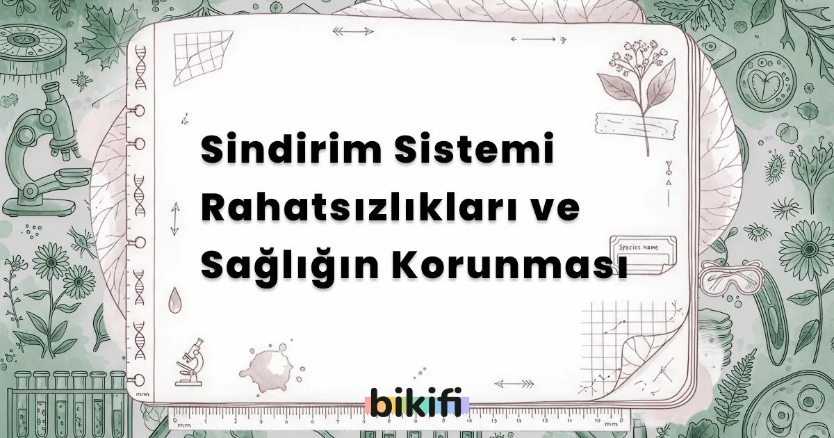 Sindirim Sistemi Rahatsızlıkları ve Sağlığın Korunması