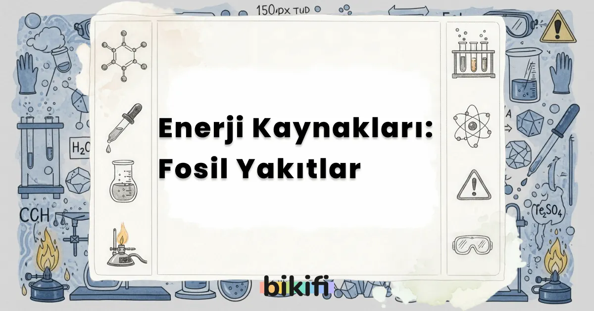Enerji Kaynakları: Fosil Yakıtlar