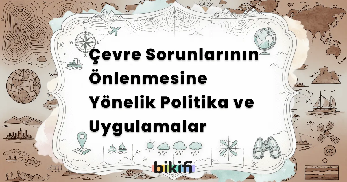Çevre Sorunlarının Önlenmesine Yönelik Politika ve Uygulamalar