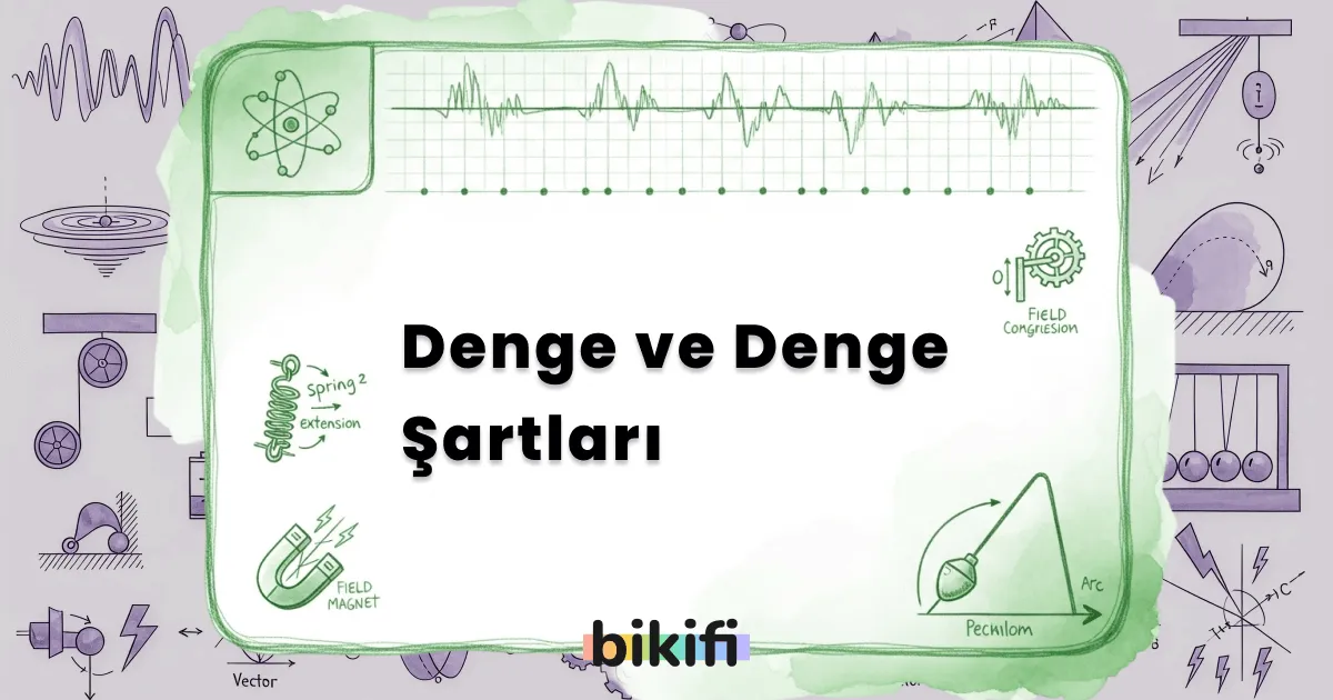 Denge ve Denge Şartları