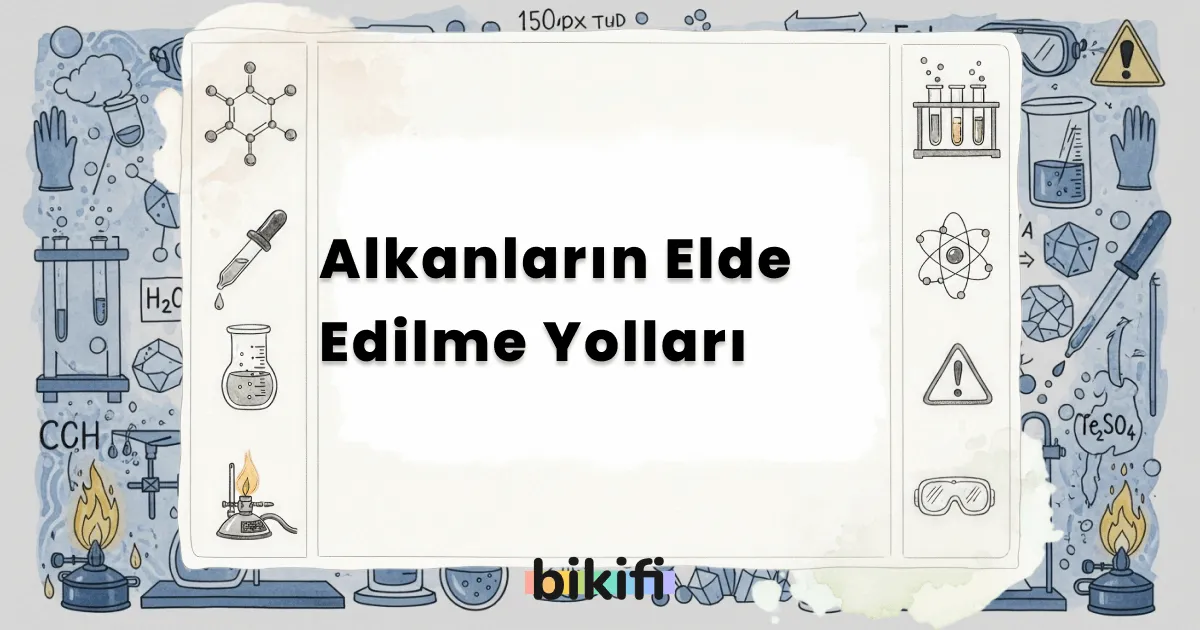 Alkanların Elde Edilme Yolları