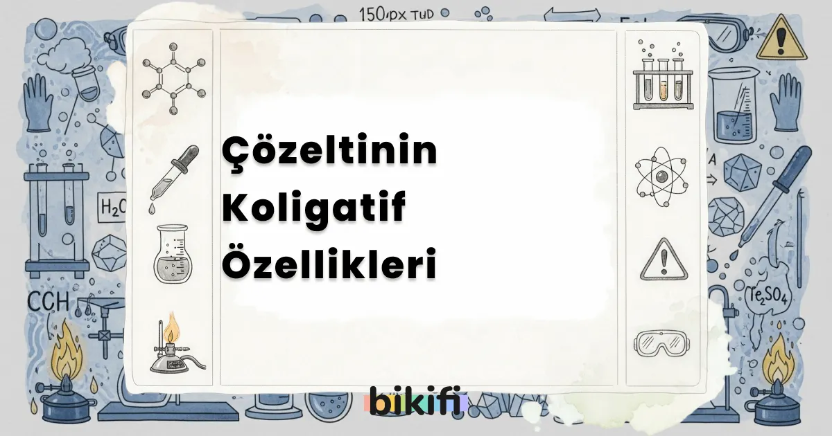 Çözeltinin Koligatif Özellikleri