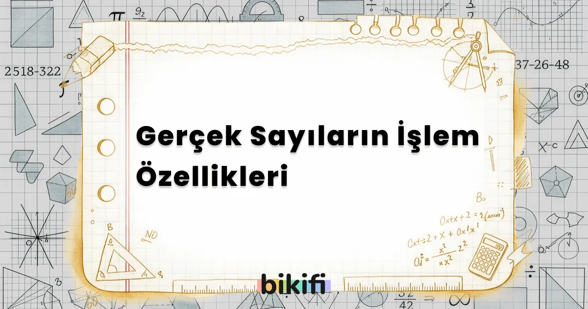Gerçek Sayıların İşlem Özellikleri
