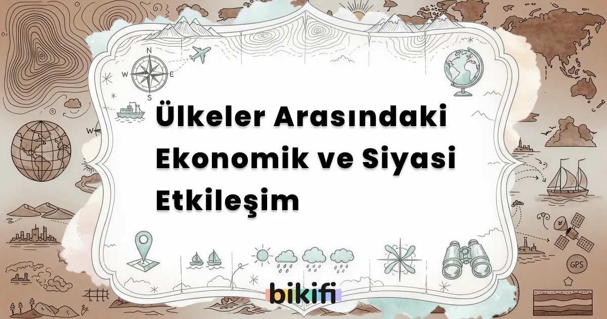 Ülkeler Arasındaki Ekonomik ve Siyasi Etkileşim