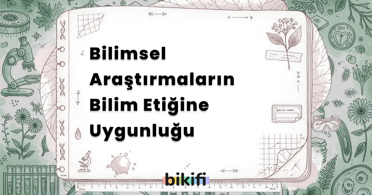 Bilimsel Araştırmaların Bilim Etiğine Uygunluğu