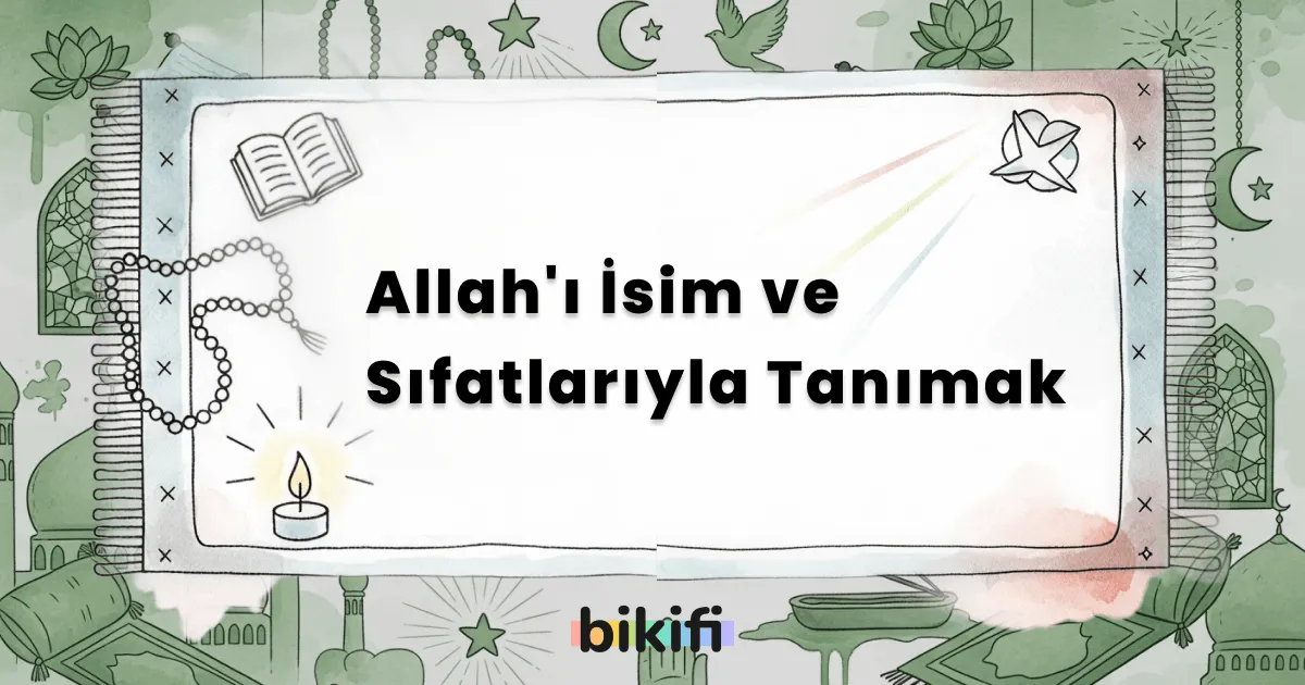Allah’ı İsim ve Sıfatlarıyla Tanımak